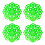 4pcs Urinal Screen Deodorizers Anti Splashes Urinal-Green 1