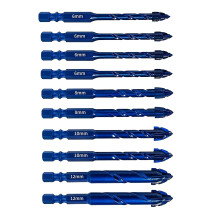 Eccentric Drill Bit Four-Edge Serrated Drill Bits 1/4 Shank High