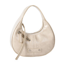 Hobos Tassen voor Dames, Meisjes Kunstleer Schouder Handtas,-Wit