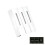 Smooth Wall Mount Shower Soap Dispenser 1200ml Big-White 1