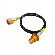 Premium Brass Charging Hose Containing Integrated Pressure