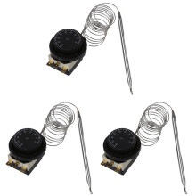 3X 1NC 1NO AC 250V/380V 16A 0-40C Temperature Control Capillary Thermostat