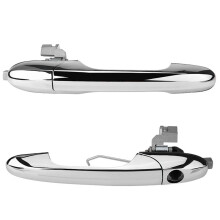 1 Paire de PoignéEs de Porte LatéRales ChroméEs 68069942AC 68069943AC pour  500 2007-2020  147 2000-2010