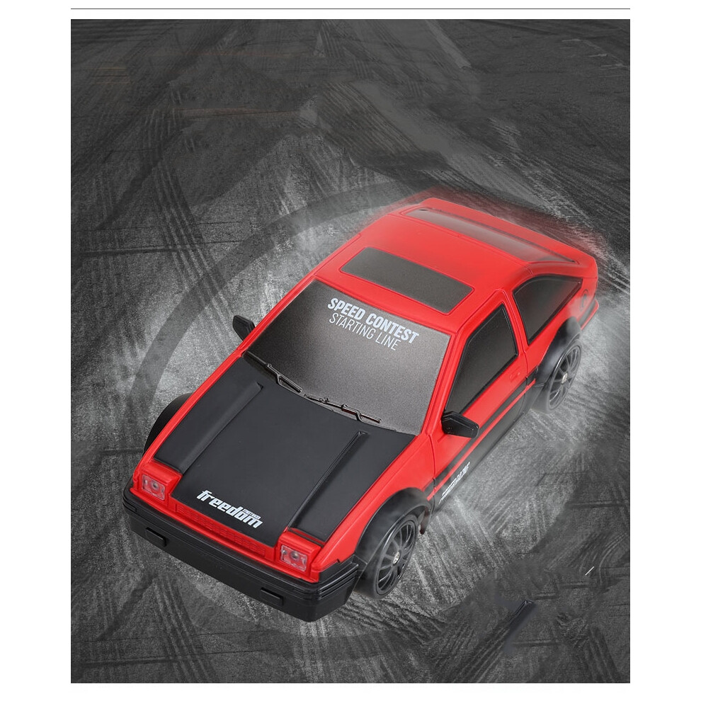 (Red) 2.4G 1:24 4Wd Drift Rc Car, 3.7V, Gtr Model, Kids Remote Control Toy Red 123643888085