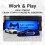 (Blue) 1/64 Mini Drift Car MC061 GTR Simulation Model Remote Control 4wd Drift Racing 3