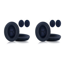 2 Paio Cuscinetti di Ricambio per Cuffie Quiet Comfort 35 (QC35) E 35 II (QC35 II) (Blu)