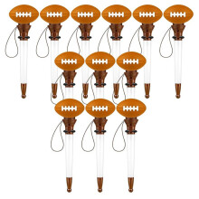 12 Penne A Sfera per Canestro da Calcio, Divertenti Penne A Inchiostro Nero con Tema Sportivo per Forniture per Feste di Premiazione per Feste di