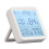 Smart WiFi Indoor Temperature Humidity Sensor with Dual Display Methods, Data Storage Export Built-in Clock and Time Display, IR Remote Control 2