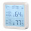 Smart WiFi Indoor Temperature Humidity Sensor with Dual Display Methods, Data Storage Export Built-in Clock and Time Display, IR Remote Control 3