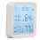Smart WiFi Indoor Temperature Humidity Sensor with Dual Display Methods, Data Storage Export Built-in Clock and Time Display, IR Remote Control 4