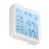 Smart WiFi Indoor Temperature Humidity Sensor with Dual Display Methods, Data Storage Export Built-in Clock and Time Display, IR Remote Control 5