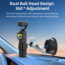 (For POCKET 1/2) Suction Cup Camera Mount Vlog Accessory for for DJI Pocket 1 2 3/Insta360 X3