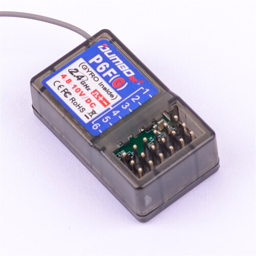 DumboRC X6F(G) 2.4 Receiver w/Gyro for RC X6 Transmitter Remote Controller 2