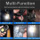 Portable Flashlight Keychain Light COB Multifunctional  LED Work Light Small Portable Flashlight for Outdoor Camping 6