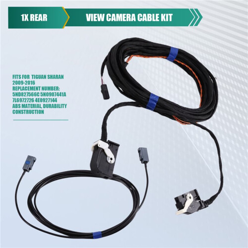 Rear View Camera Cable RVC Wires for   Sharan 2009-2016 Rear Reverse Camera Plug Harness Cable Accessories 1