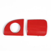 Co- Storage Box Cover Glove Box Handle Trim for Challenger 2015-2021 Charger 2010+,Red