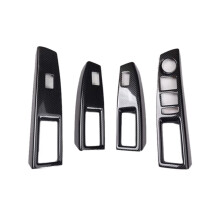 4PCS Car Interior Door Window Lift Glass Buttons Cover Molding for Cruze 2009-2015 Left Hand Drive