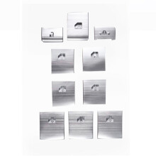 Silver Sequin Stickers Modified Special Interior Lifting Panel Frame Window Button Sticker for Alphard 15-20