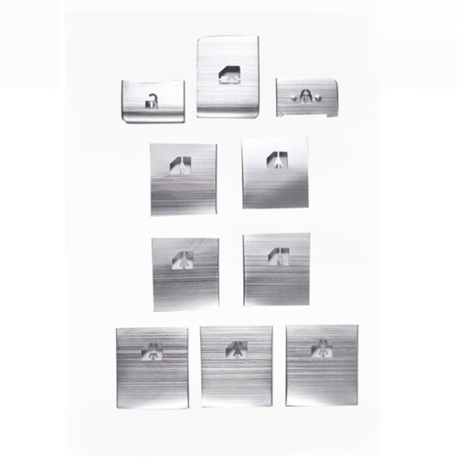 Silver Sequin Stickers Modified Special Interior Lifting Panel Frame Window Button Sticker for  Alphard 15-20