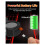 Eyes Bike Tail Light, USB Rechargeable  Programmable LED with Customizable Patterns Dual Screen 7