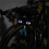 Eyes Bike Tail Light, USB Rechargeable  Programmable LED with Customizable Patterns Dual Screen 9
