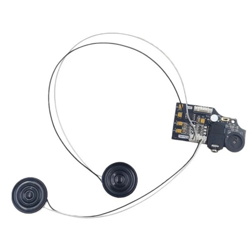 A99E-for  GG Game Console Game Gear Compatible Dual-Channel Volume Headphone Board Volume Panel with Wire Speaker