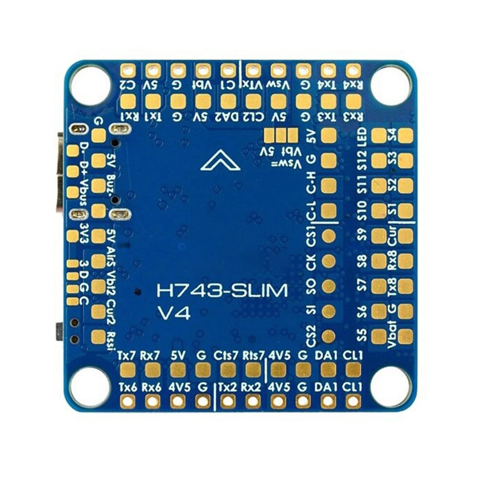 Slim V4 Flight Controller With Built-In Osd Microsd For Fpv Rc Model Fixed-Wing Drone F7 Stm32h743 Flight Stack 4712567986647