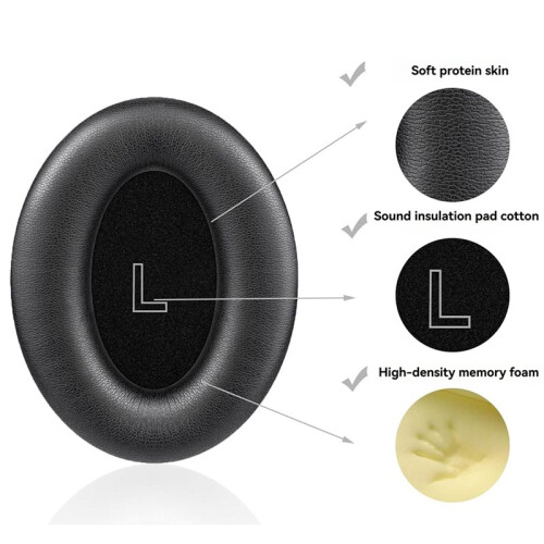 Cuscinetti Auricolari per Auricolari per  Aviation A30, Cuscinetti di Ricambio In Memory Foam. 1