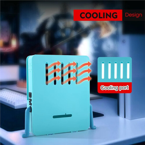 Charging Stand with Cooling Fan for   OLED, Portable Dock, Cute  Case Decor Gift 1