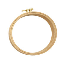 Wood Craft Hoop Suitable For Crosses Stitching-Diameter 15.5cm