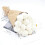 Artificial Flowers Chrysanthemum  Flowers Bouquet 20Pcs Present for Important People Glorious Moral(White) 3