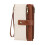 Secure Blocking Card Wallet with Convenient Zippered PU-1 1
