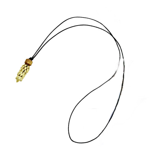 Collier élégant à breloques en forme de pomme de pin,-Couleur or