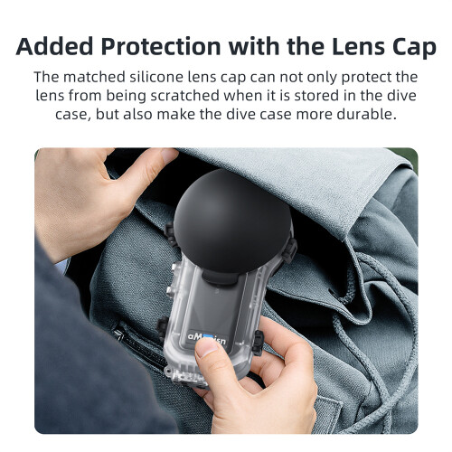 For Insta360 X5 Camera Quick-release Diving Case 60m Waterproof Accessory 2