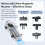 For Insta360 X5 Camera Quick-release Diving Case 60m Waterproof Accessory 7