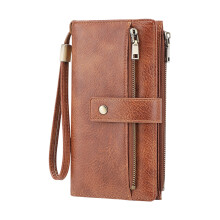 Lightweight Blocking Protective Wallet Zippered Coin Purse PU-4