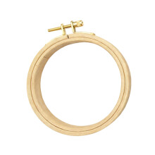 Wood Craft Hoop Suitable For Crosses Stitching-Diameter 10.5cm