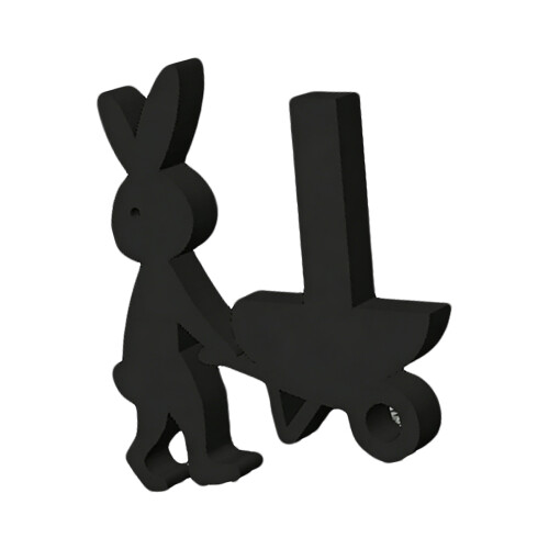3D Printed Rabbits Shape Tissue Roll Stand Bathroom Storage-1