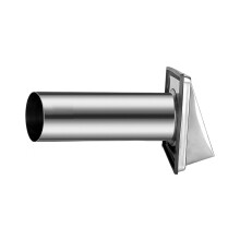 Wall Air Vent Outlet Stainless Steel Extractor Fan-4 inches
