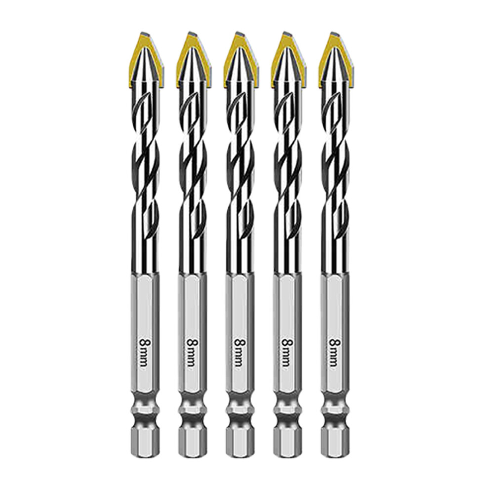 8Mm 10Mm 12Mm Carbide Eccentric Drill Bit For Stone-5Pcs 8Mm 7754002371028