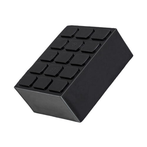 Bloc de coussin de levage en caoutchouc de qualité supérieure,