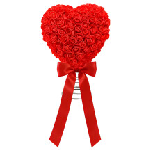 Stylish Heart Bowknot For Elegant Tree Toppers Valentine's-Red
