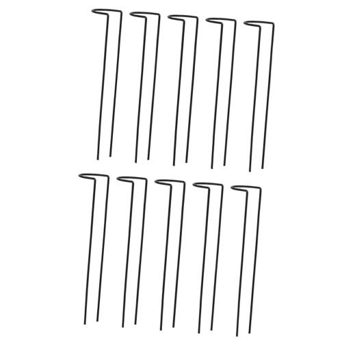 10Pcs/Pack Heavy Duty Metal Garden Stakes Support Stand For