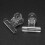 6Pcs/Set Rusian C Curve Nail Pinching Clips Multi Function Tool Acrylic Nails Pinchers Transparent 5