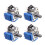 8Pcs for PS5 Controller 3D Analog Thumbstick K-Silver TMR Joystick No-Drift Gamepad Replacement Accessories 3