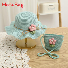 (Blue)Toddler Kids Sun Hat With Round Crown And Wide Brim Sunshade Cooling Protection
