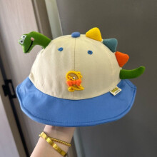 (Blue)Baby Bear Sun Hat For Toddler Boys Girls Wide Brim Sun Protection Summer Spring