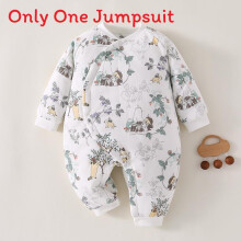 (59cm)Baby Snowsuit With Thick Cotton And Zipper Closure For Winter Infants S
