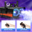 Fog Machine Remote Controller, Smoke Machine Fog and Lights Remote for 600/1200W Machines 2