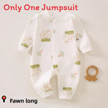 (Green,90cm)Unisex Baby One Piece Pajama Single Button Breathable Fabric Sleepwear Toddler